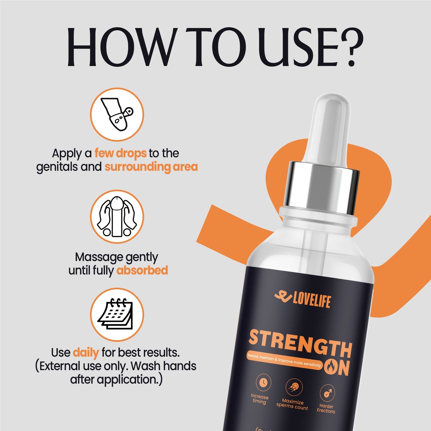STRENGTHON OIL - Boost Penile Health.