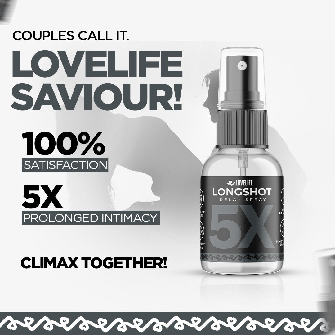 LONGSHOT Delay Spray - Achieve Strong Erections In Just 3 Minutes!